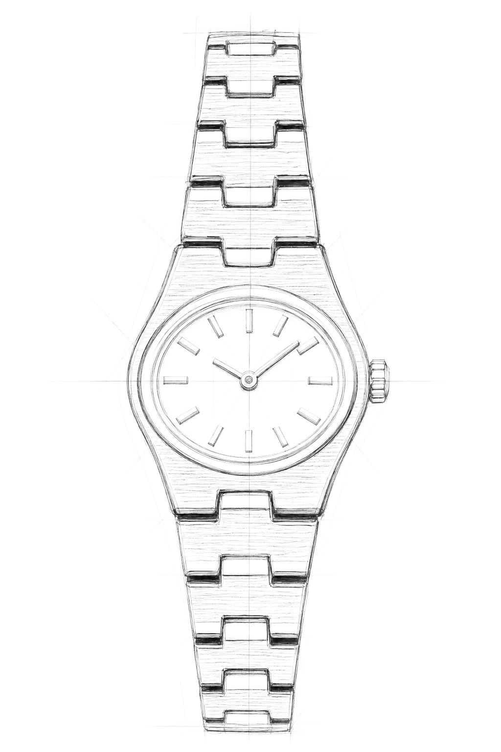 Watch technical diagram