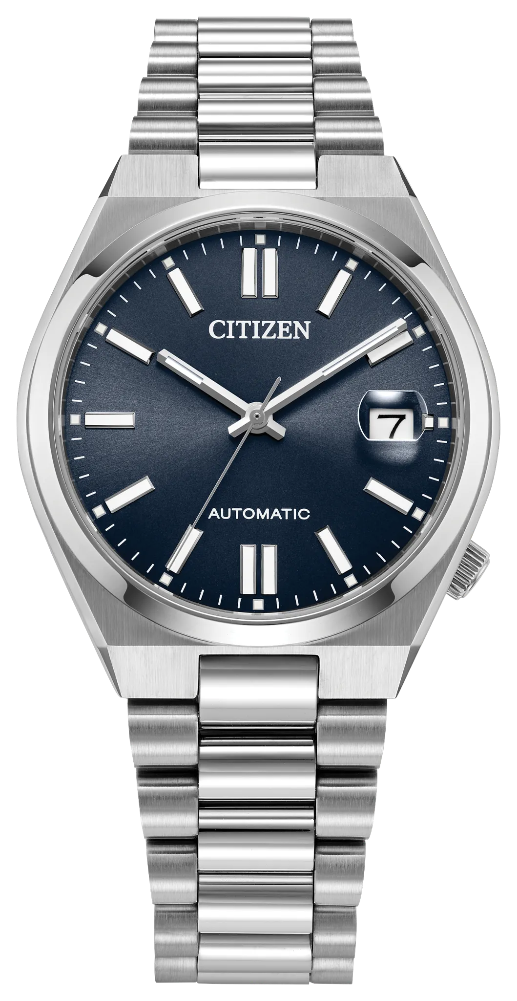au maison TSUYOSA 37mm Blue Dial Stainless Steel Bracelet NJ0200-50M