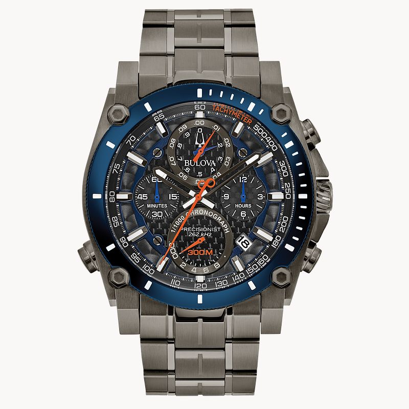 Bulova precisionist black carbon fiber best sale watch