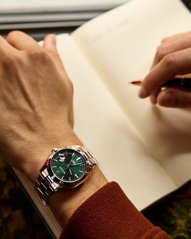 Green Dial Stainless Steel Bracelet Surveyor 96B429 | Bulova Green Dial Stainless Steel Bracelet Surveyor 96B429 | Bulova