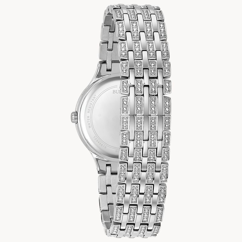 Bulova Phantom Women s Crystal White Dial Watch Bulova