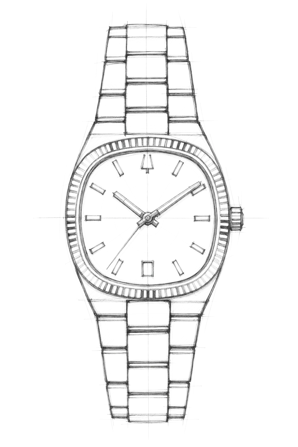 Watch technical diagram