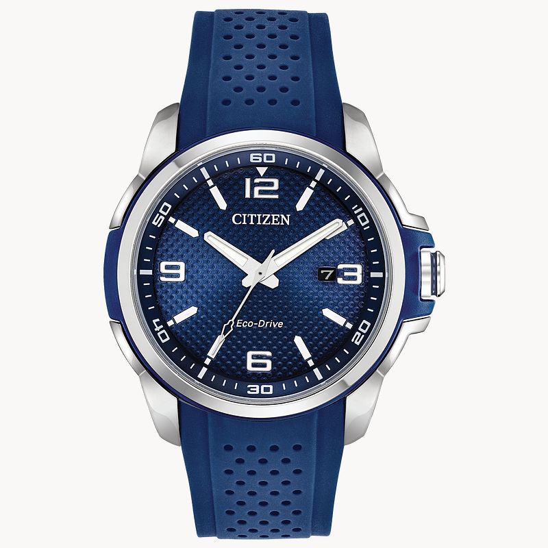 Blue citizen eco drive watch best sale