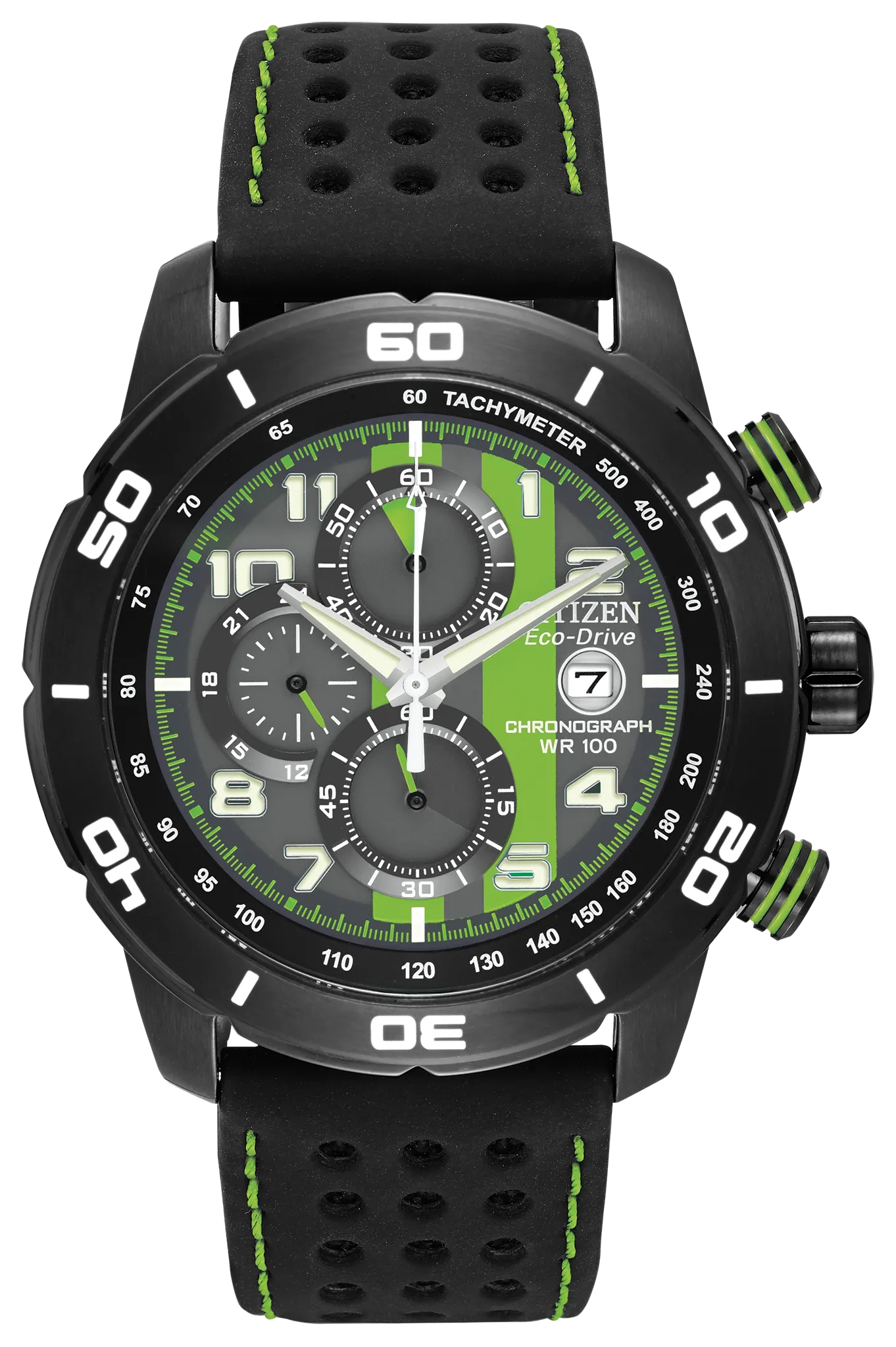 Primo Gray Dial Polyurethane Coated Leather Strap CA0467-20H | CITIZEN