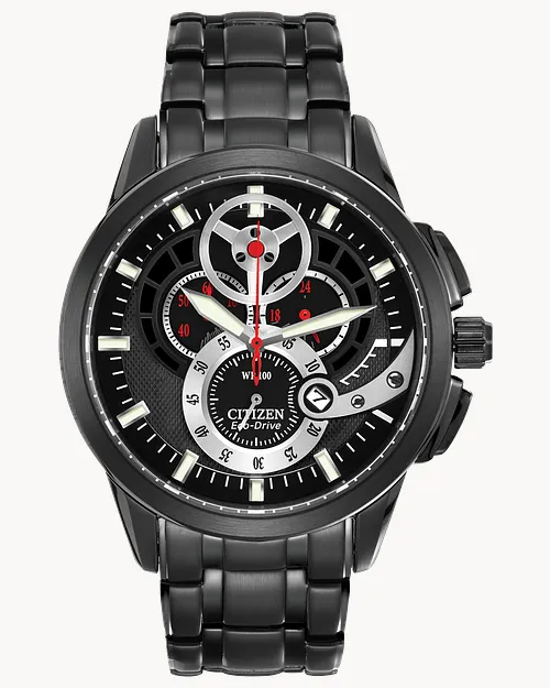 Chandler Black Dial Stainless Steel Bracelet AT2065-59E | CITIZEN Chandler Black Dial Stainless Steel Bracelet AT2065-59E | CITIZEN