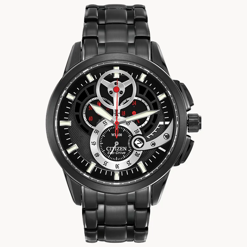 Chandler Black Dial Stainless Steel Bracelet AT2065-59E | CITIZEN Chandler Black Dial Stainless Steel Bracelet AT2065-59E | CITIZEN