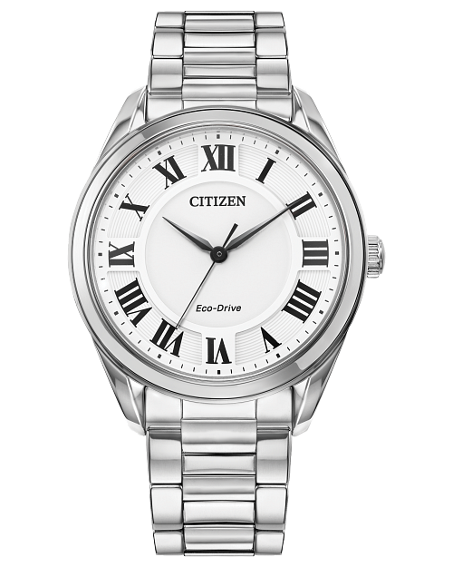 Arezzo White Dial Stainless Steel Bracelet EM0970 53A CITIZEN