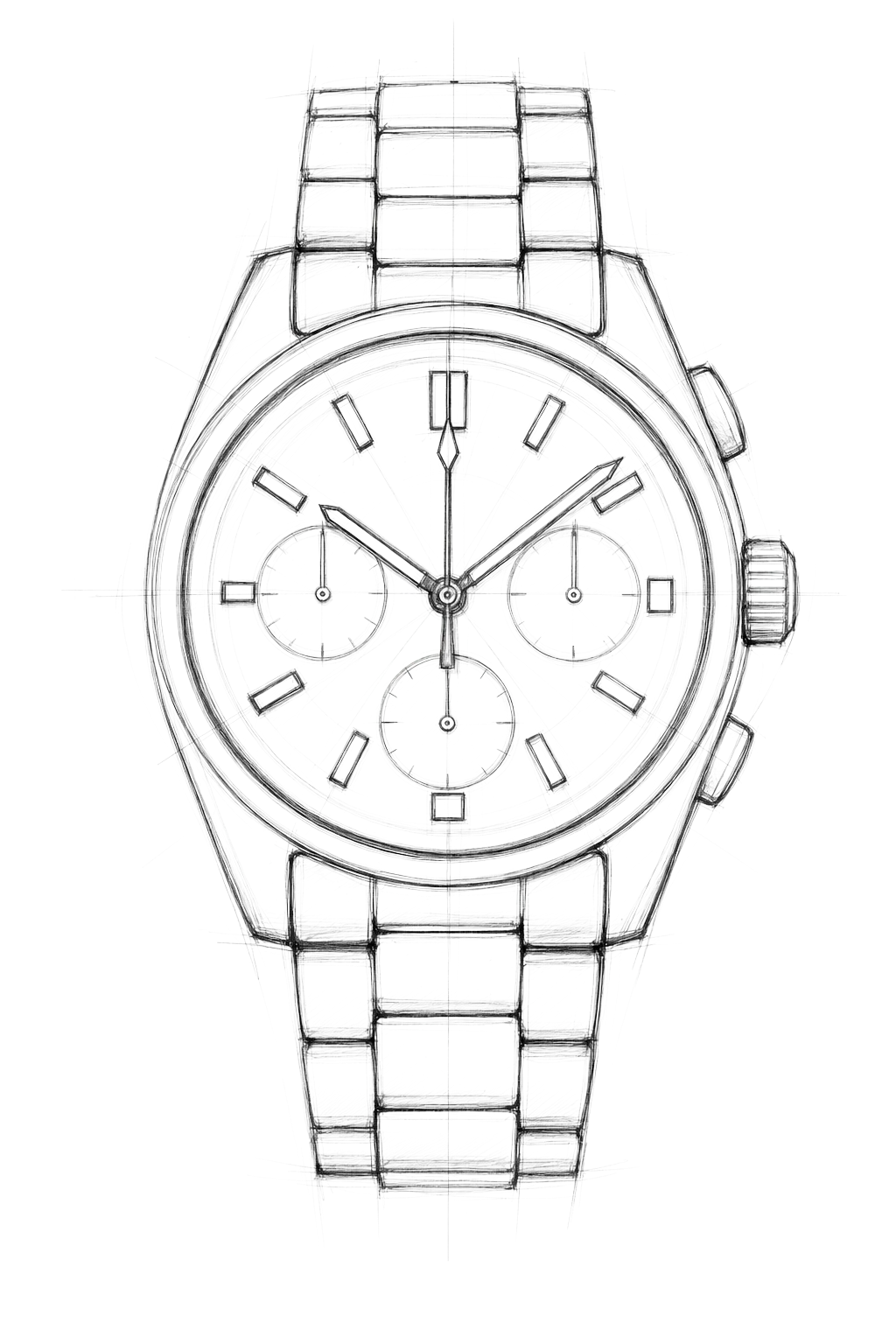 Watch technical diagram