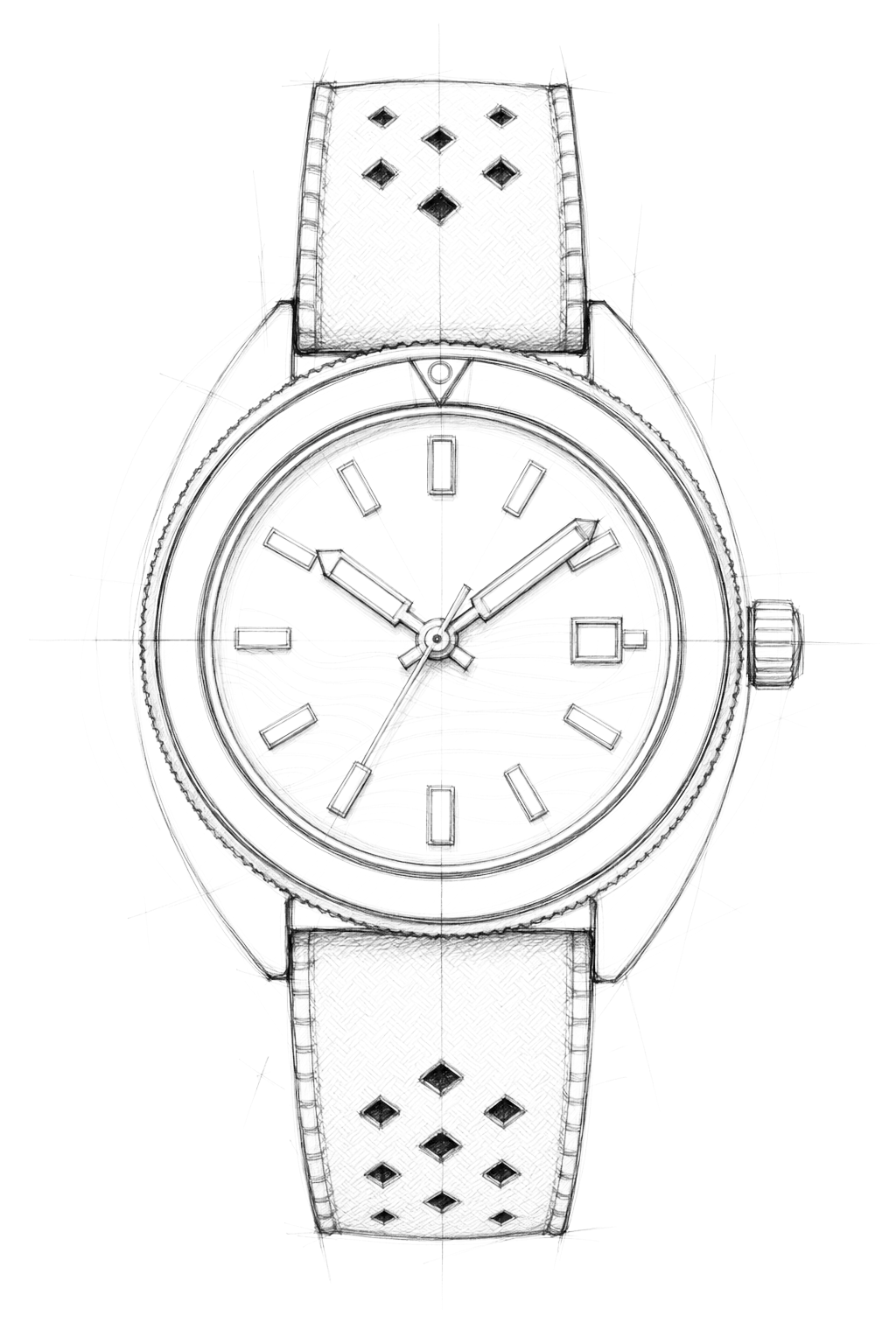 Watch technical diagram