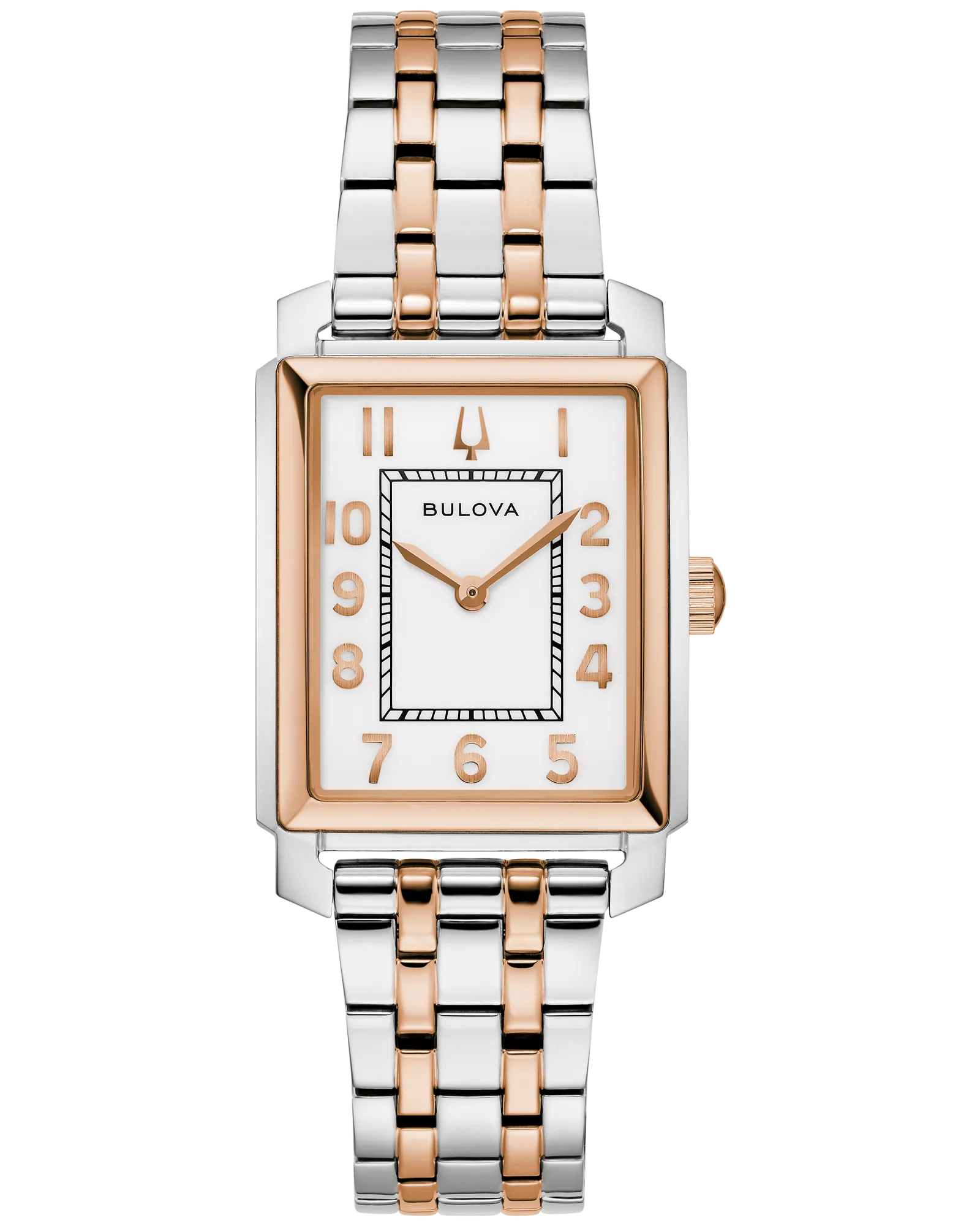 Bulova White Dial Stainless Steel Bracelet Sutton 98L328 — White
