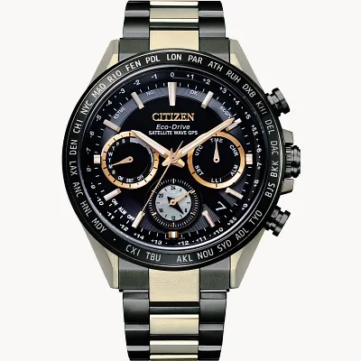 ATTESA Black Dial Super Titanium Bracelet AT8185-71E | CITIZEN ATTESA Black Dial Super Titanium Bracelet AT8185-71E | CITIZEN