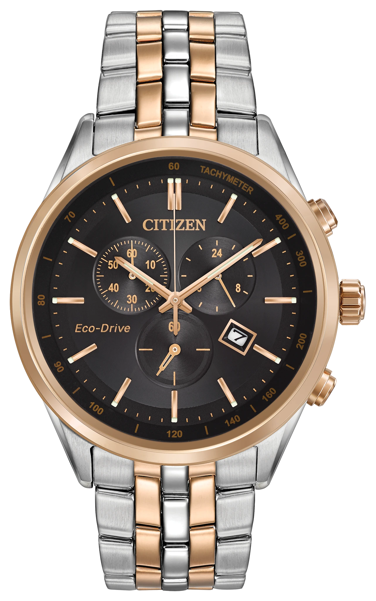 Corso - Men's Eco-Drive AT2146-59E Rose Gold Crystal Watch | CITIZEN