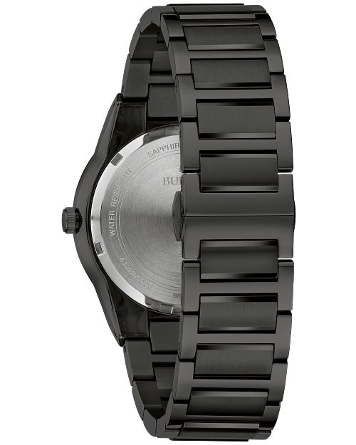Black Dial Stainless Steel Bracelet Millennia 98A313 | Bulova