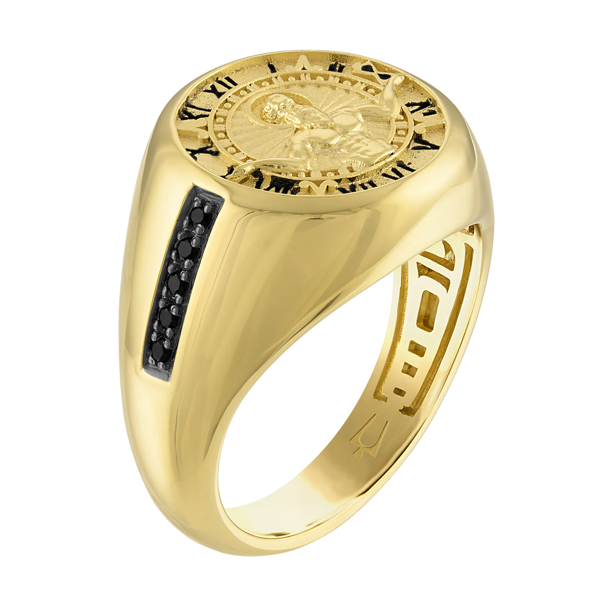 Chronos; God of Time Ring - view 2