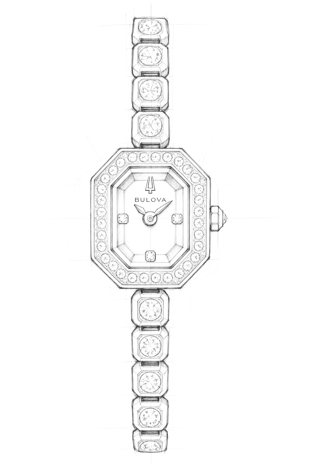 Watch technical diagram