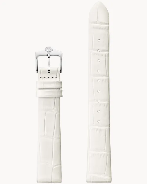 White Leather Strap image number 0