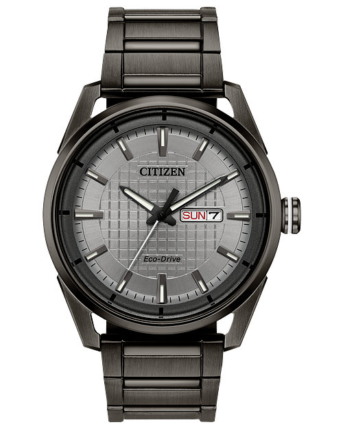Citizen CTO Eco-Drive Gray Stainless Steel Watch | CITIZEN
