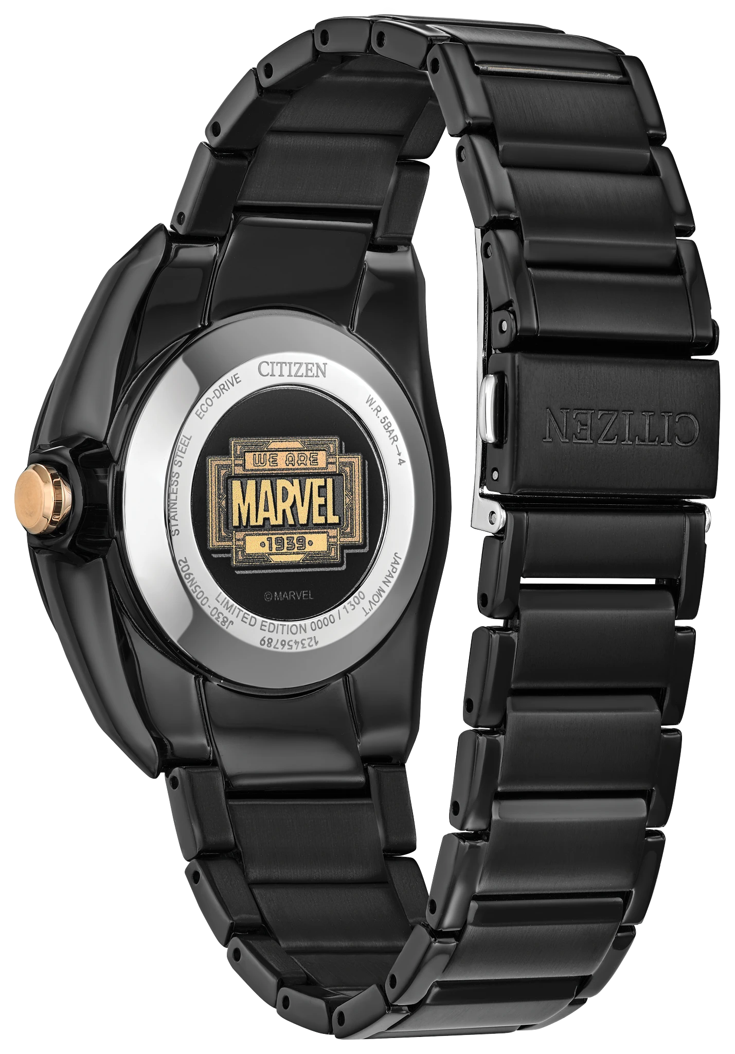 Legends 85th Anniversary Black Dial Stainless Steel Bracelet