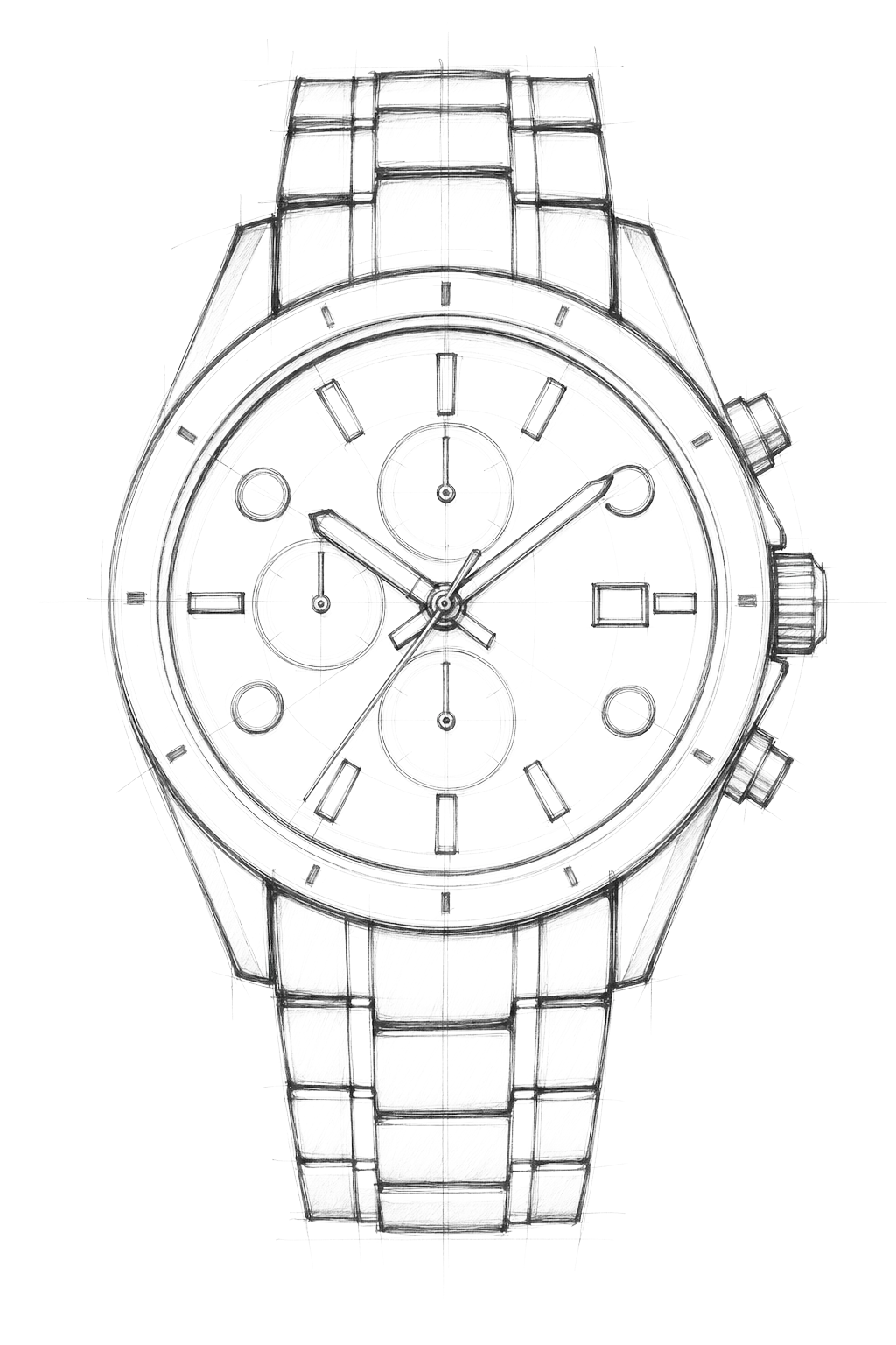 Watch technical diagram
