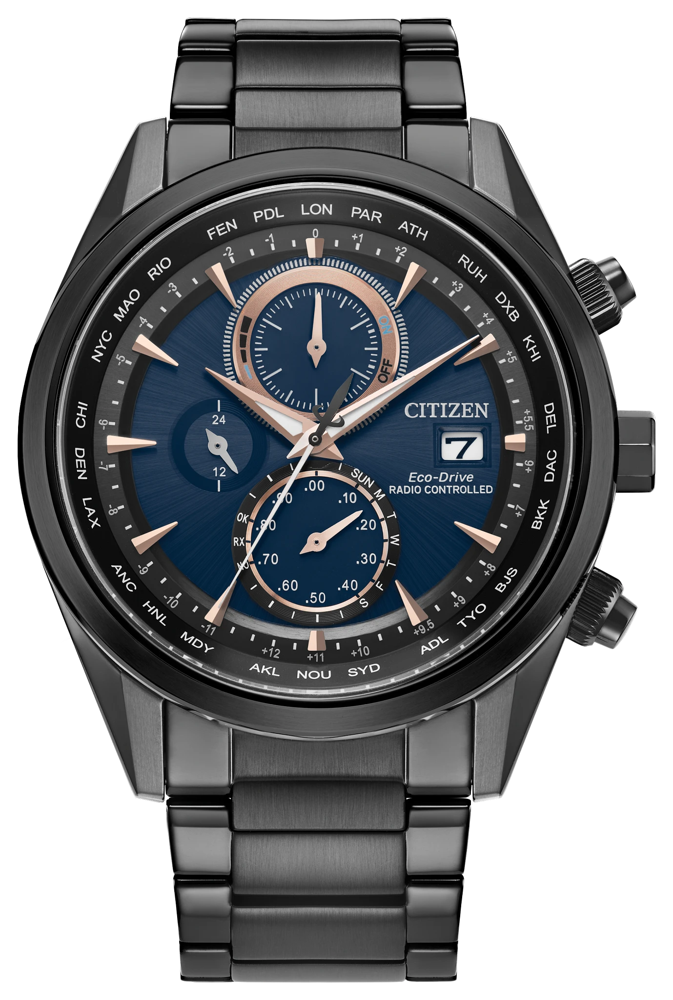 au maison Sport Luxury Blue Dial Stainless Steel Bracelet AT8265-57L