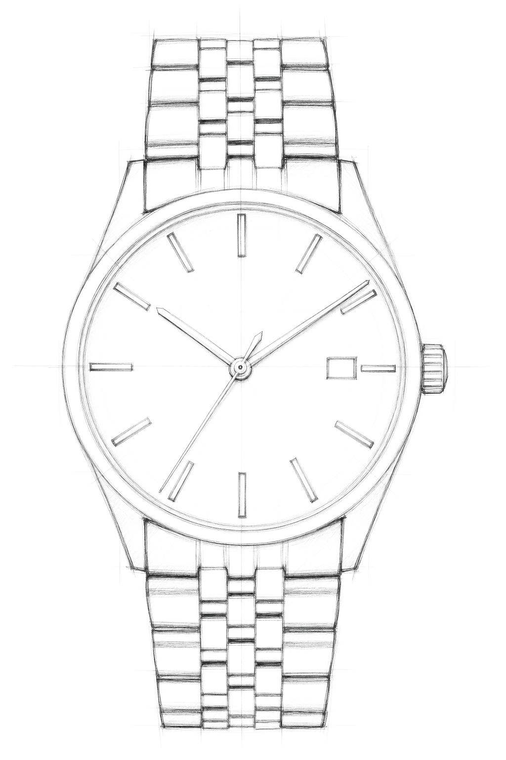 Watch technical diagram