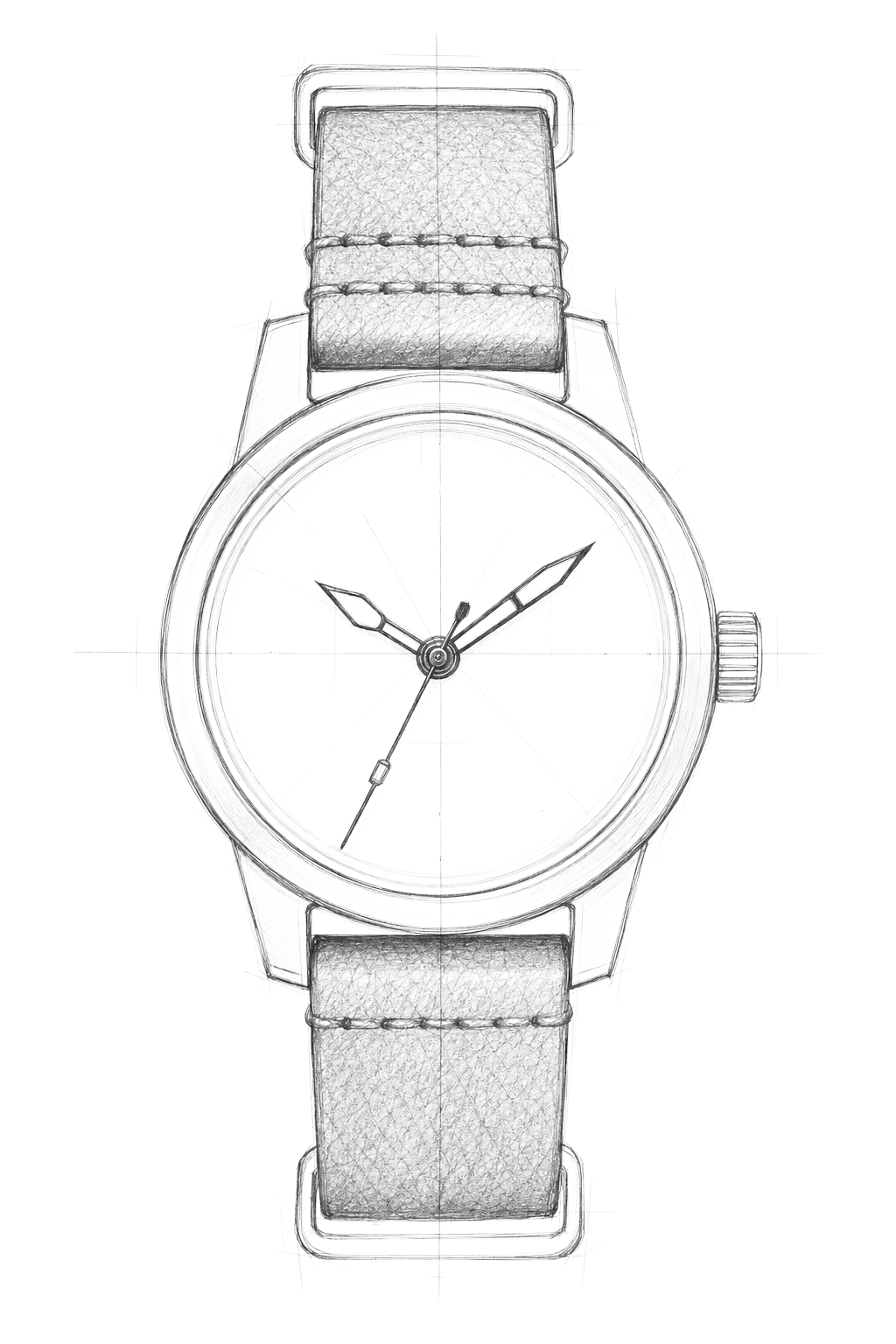 Watch technical diagram