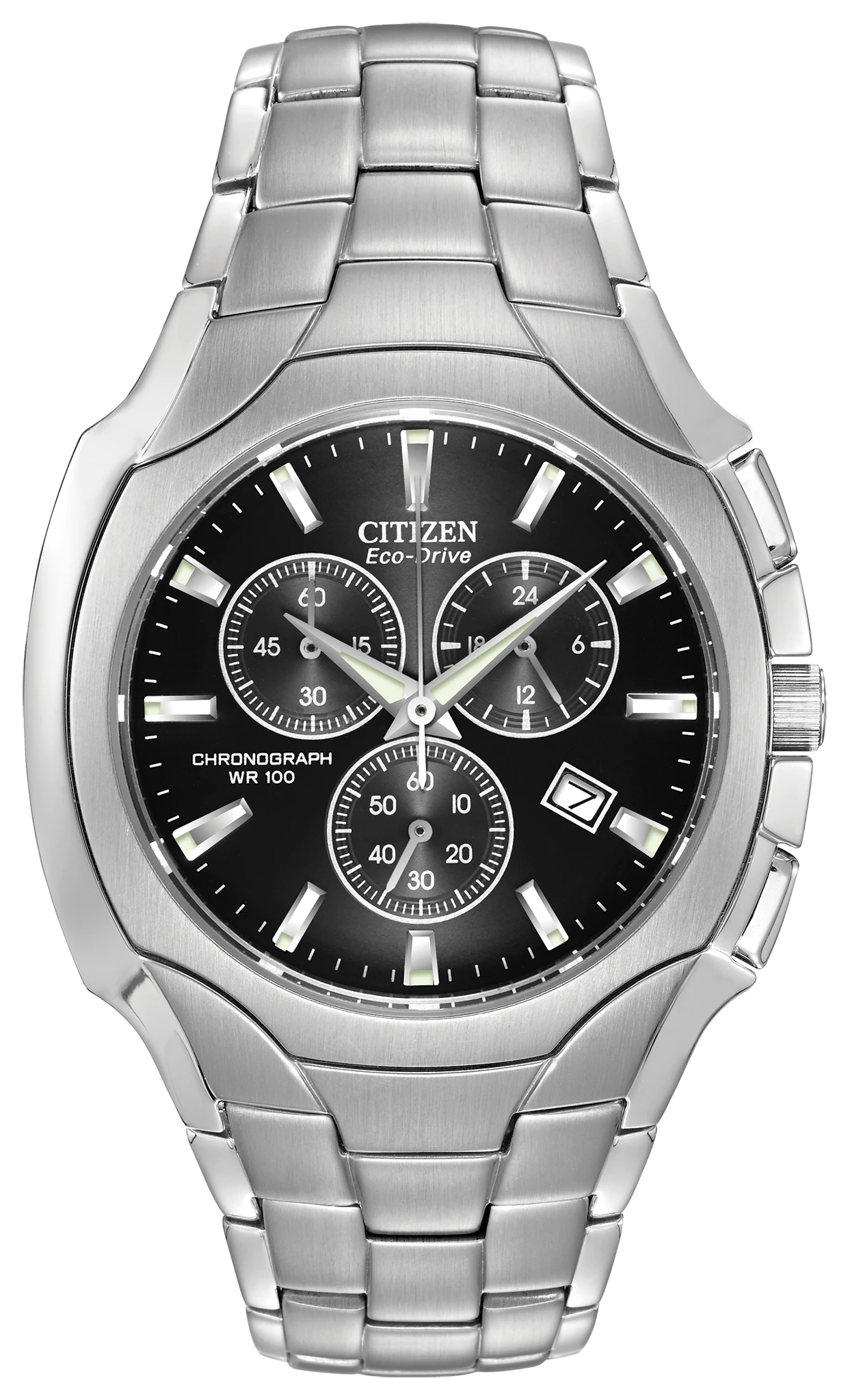 Corso Black Dial Stainless Steel Bracelet AT0880-50E | CITIZEN