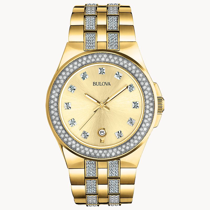 Caravelle discount watch gold