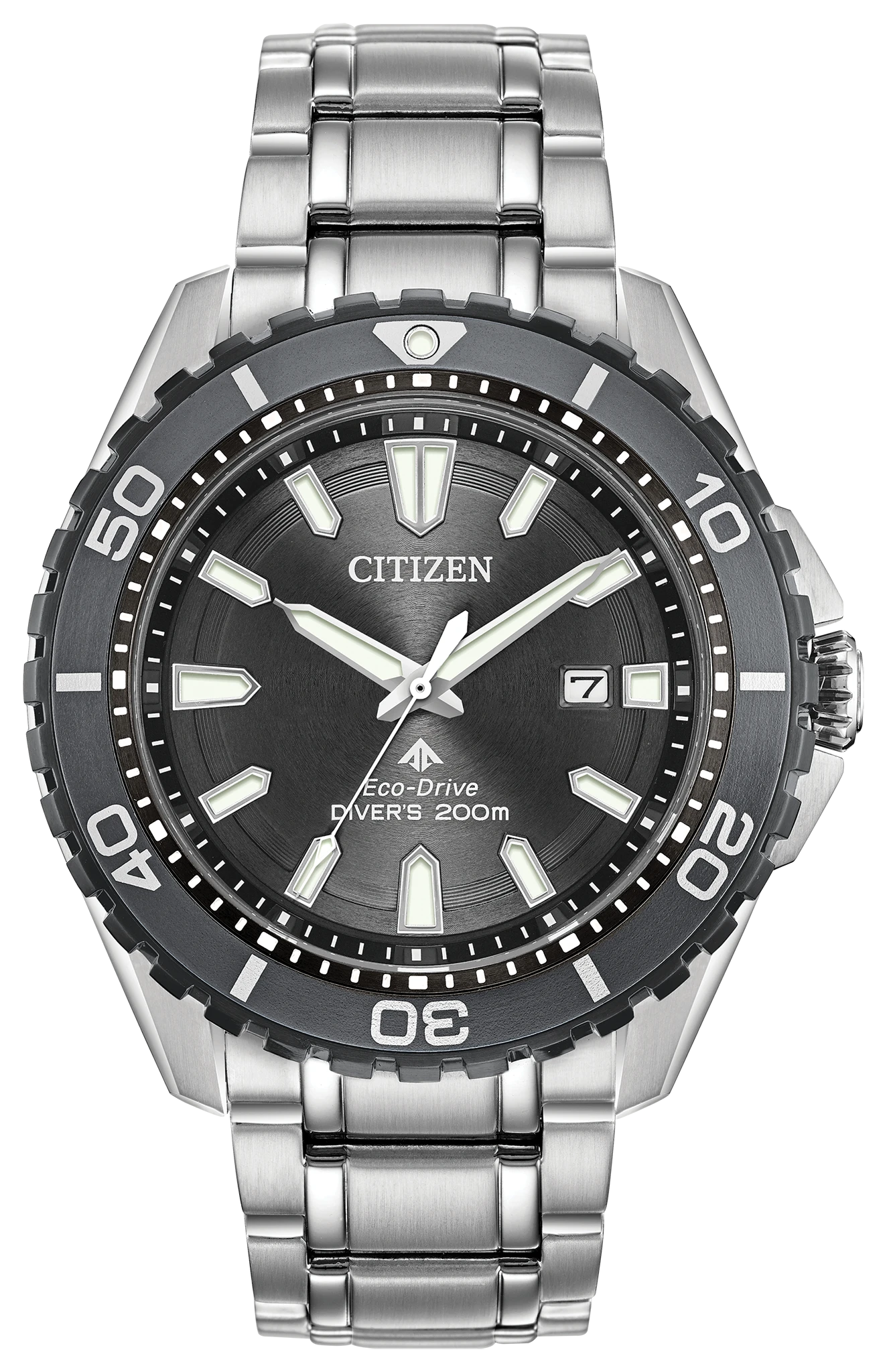 時計 CITIZEN ECO-DRIVE DIVER BN0198-56H Promaster Diver - Men's Eco-Drive BN0198-56H Grey Watch | Citizen