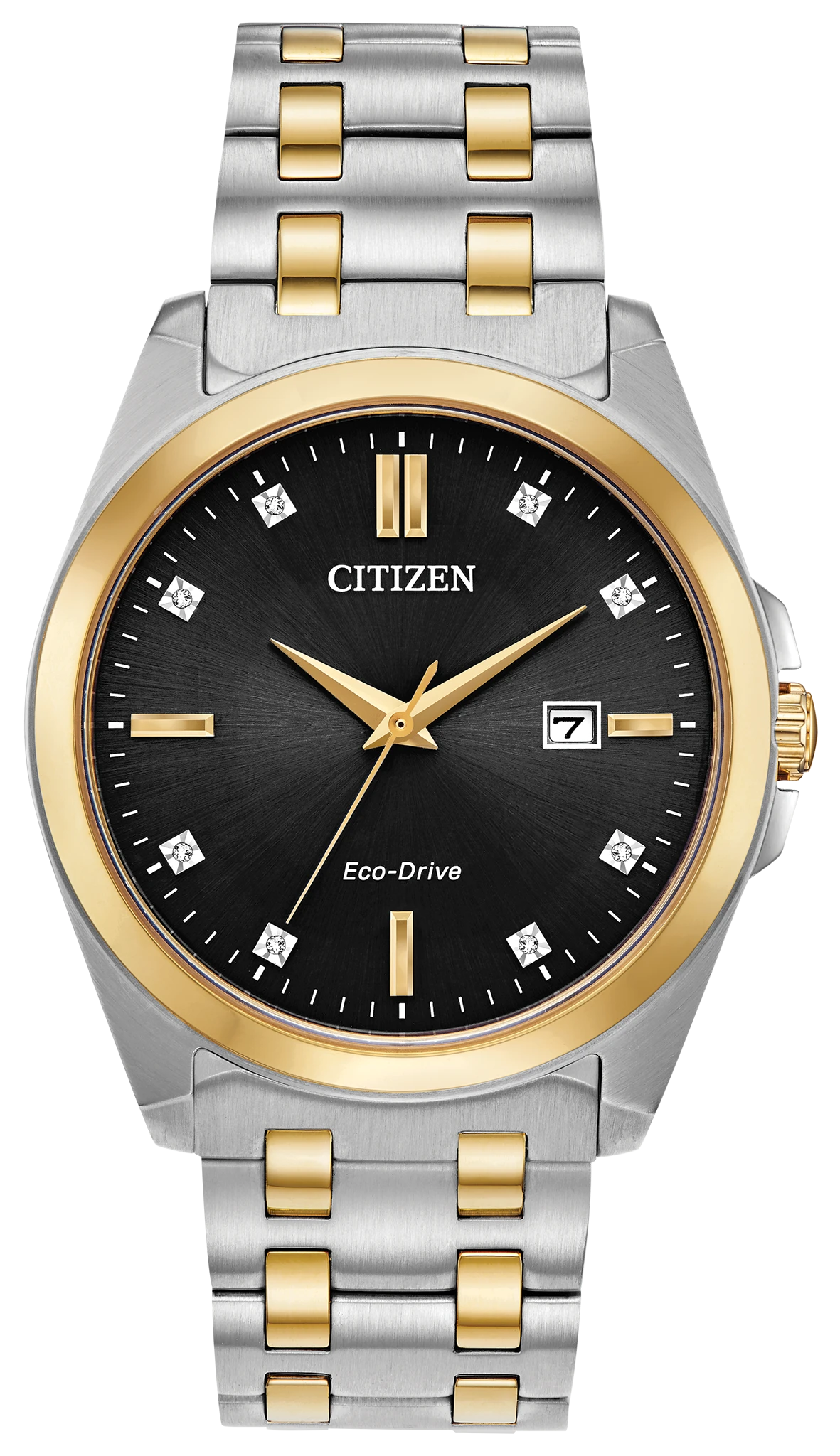Citizen Peyten Eco-Drive Black Dial Stainless Steel Watch | CITIZEN