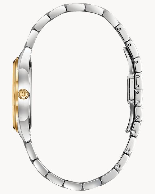 Bulova women's diamond stainless 2025 steel watch