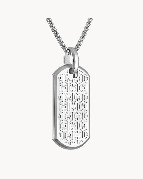 Icon Pendant Stainless Steel with Meteorite image number 2