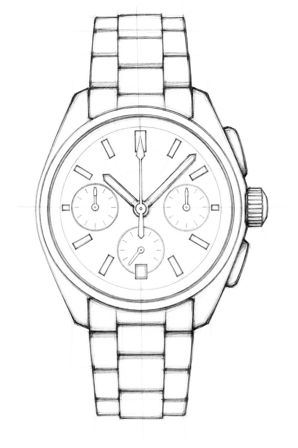 Watch technical diagram