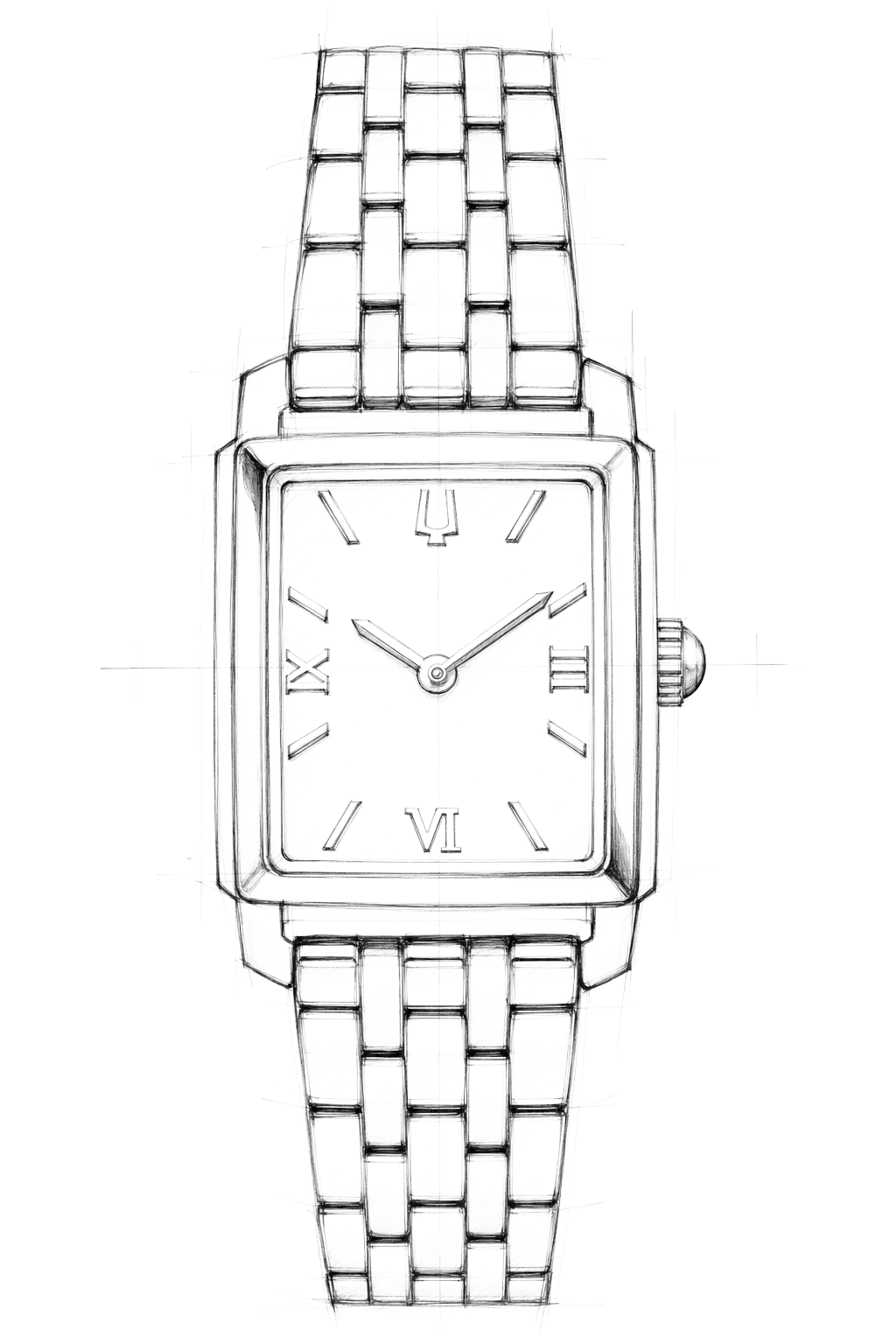 Watch technical diagram