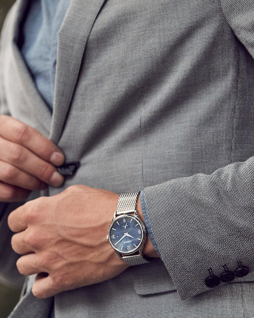 BTW Men s Eco Drive BV1110 51L Simple Cobalt Blue Watch CITIZEN