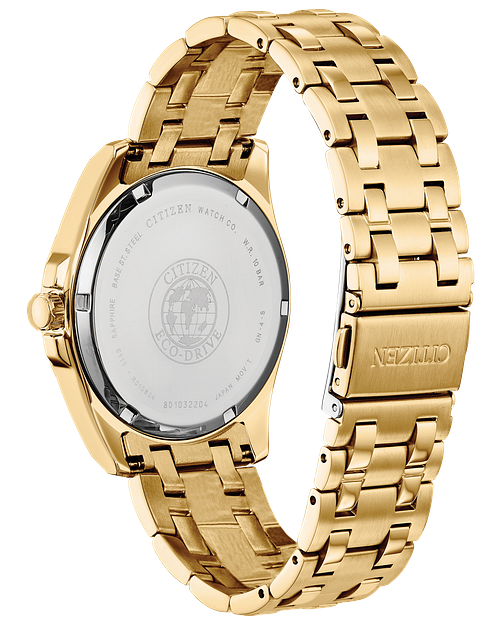 Gold citizen 2025 watch blue face