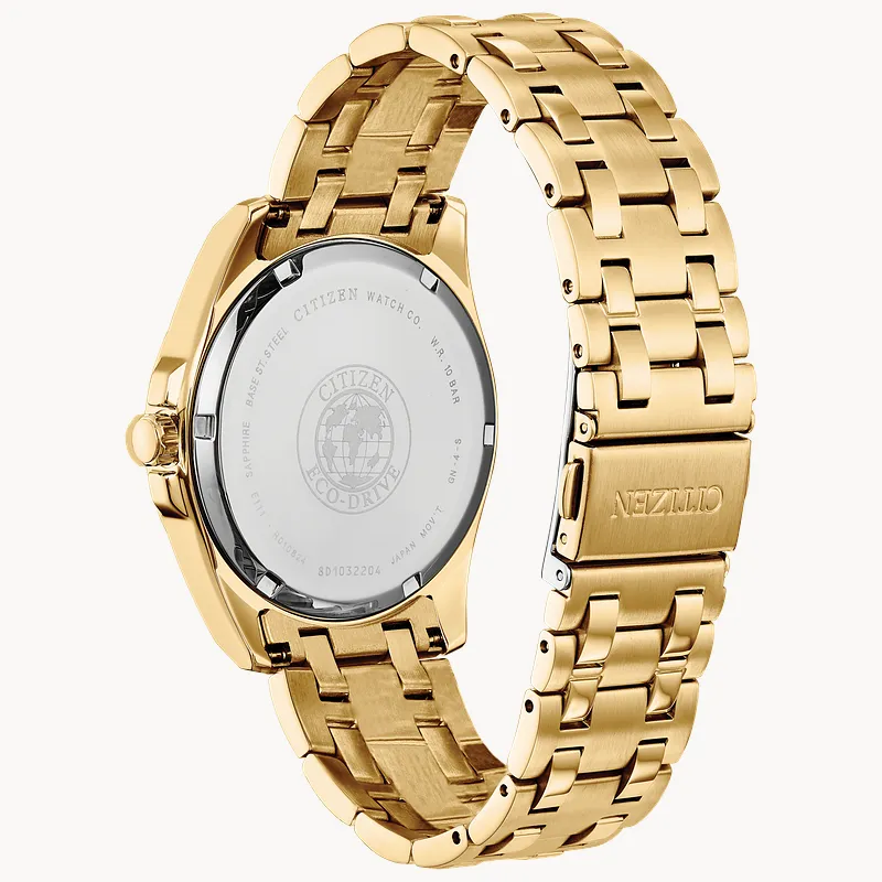 Gold citizens eco drive watch clearance