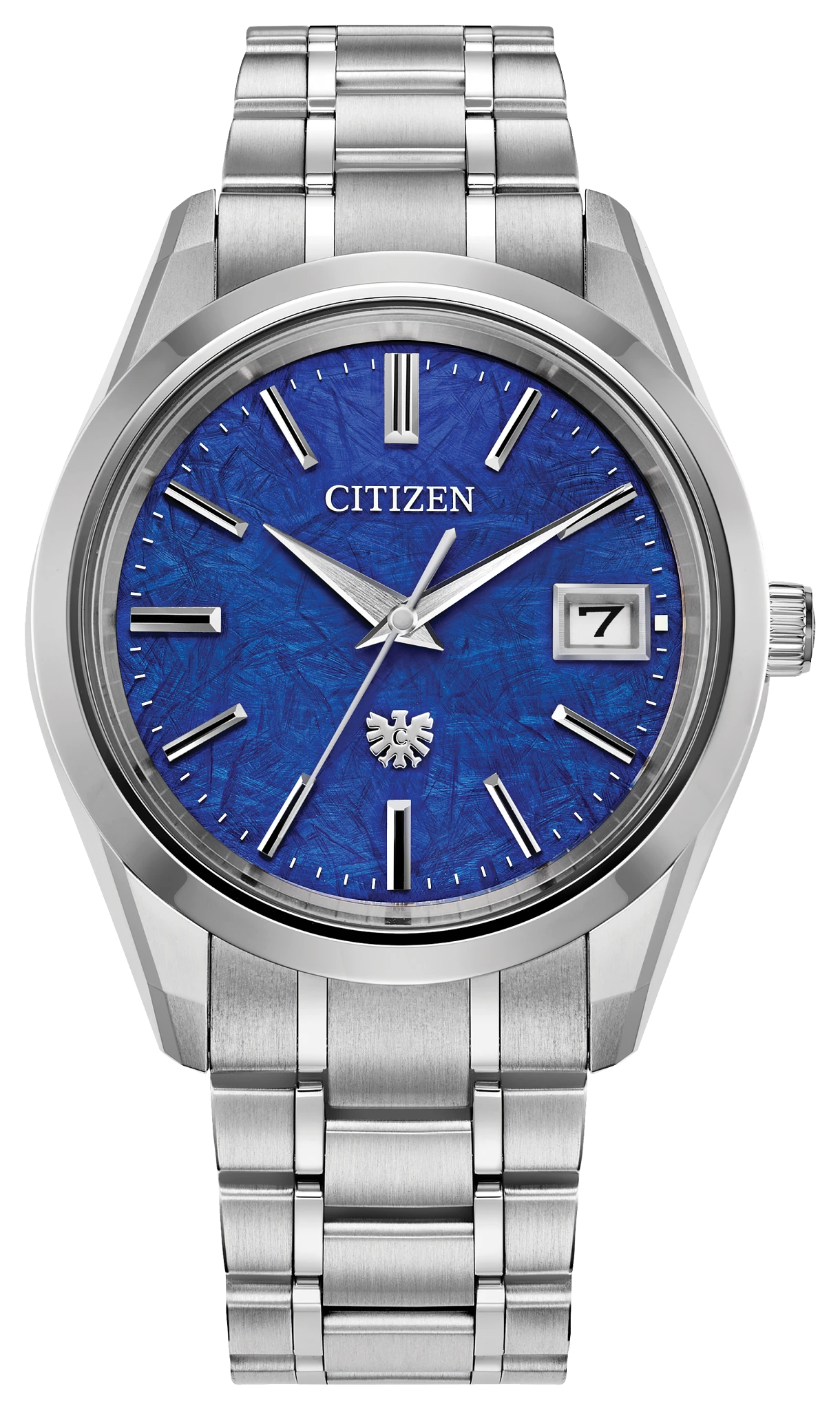 au maison The CITIZEN Blue Dial Super Titanium Bracelet AQ4100-57M