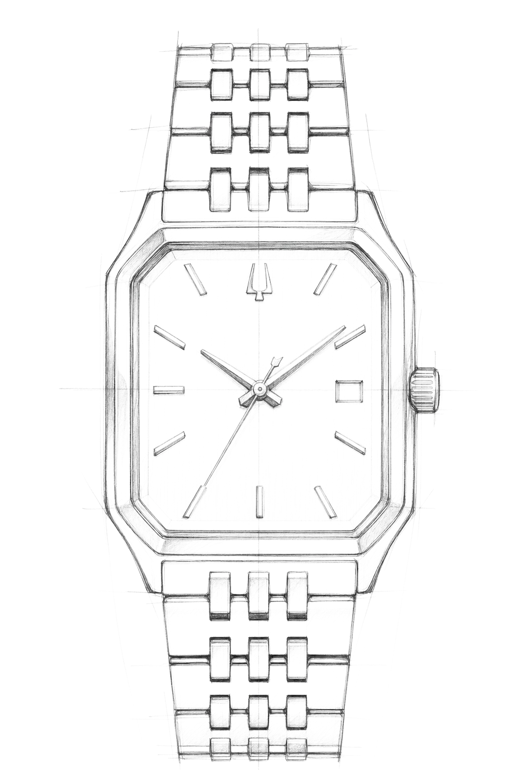 Watch technical diagram