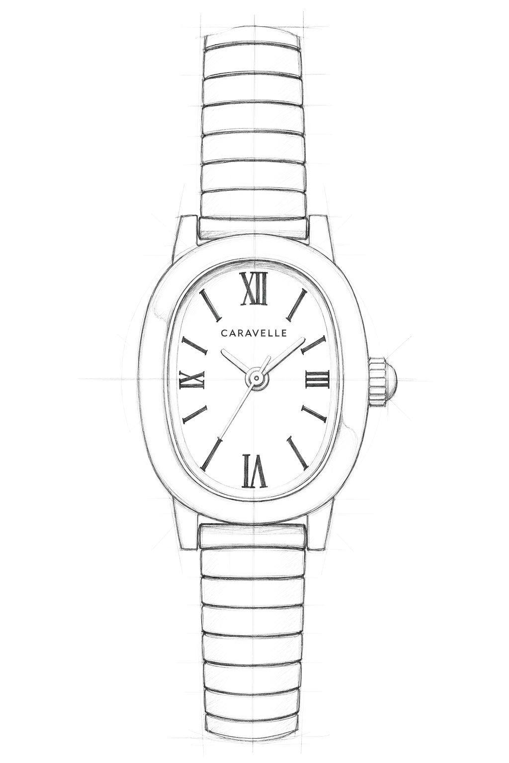 Watch technical diagram