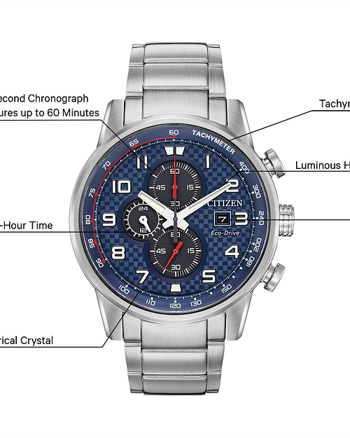 Citizen eco drive primo blue sale
