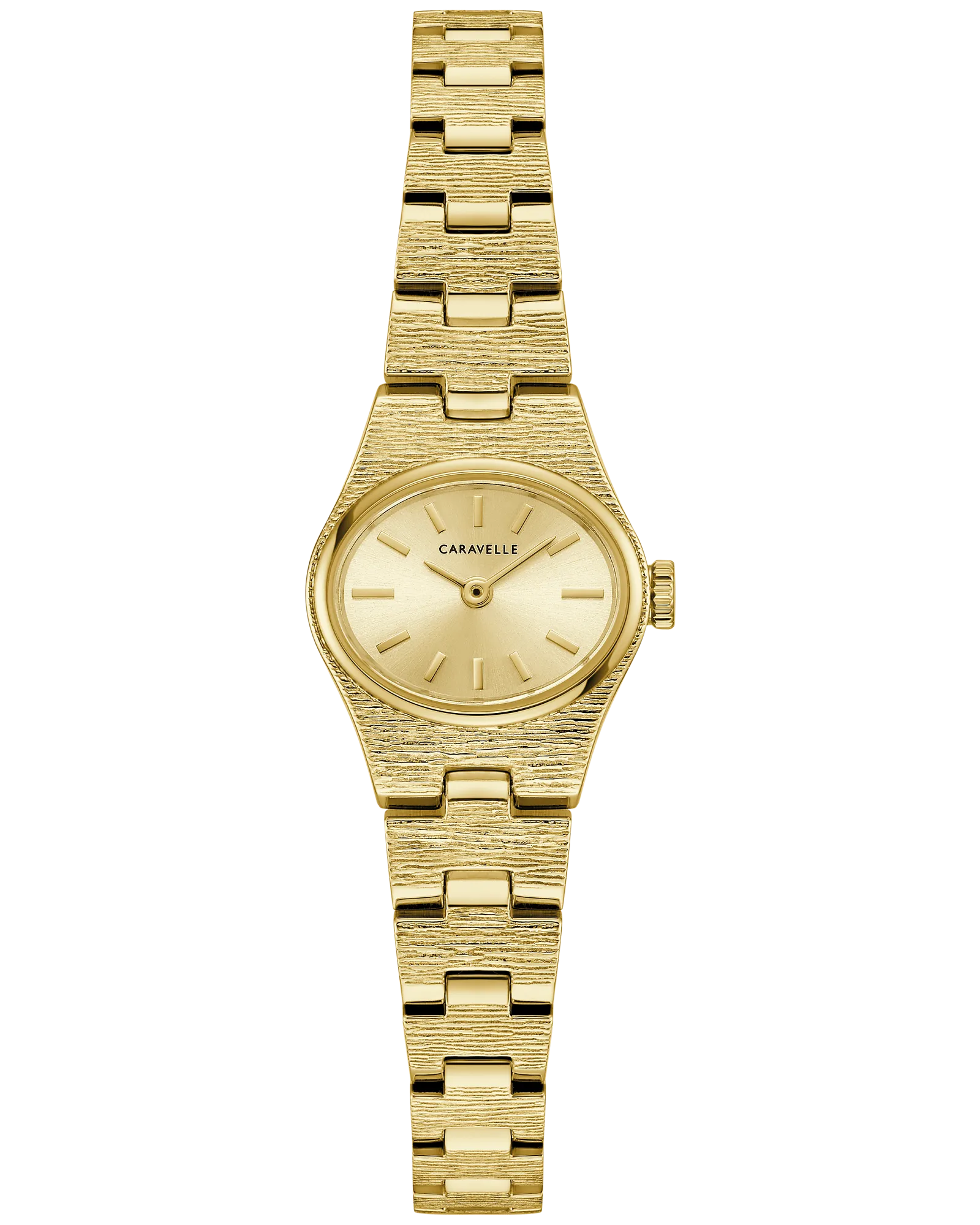 Bulova Champagne Dial Stainless Steel Bracelet Vintage Dress 44L271 — Champagne