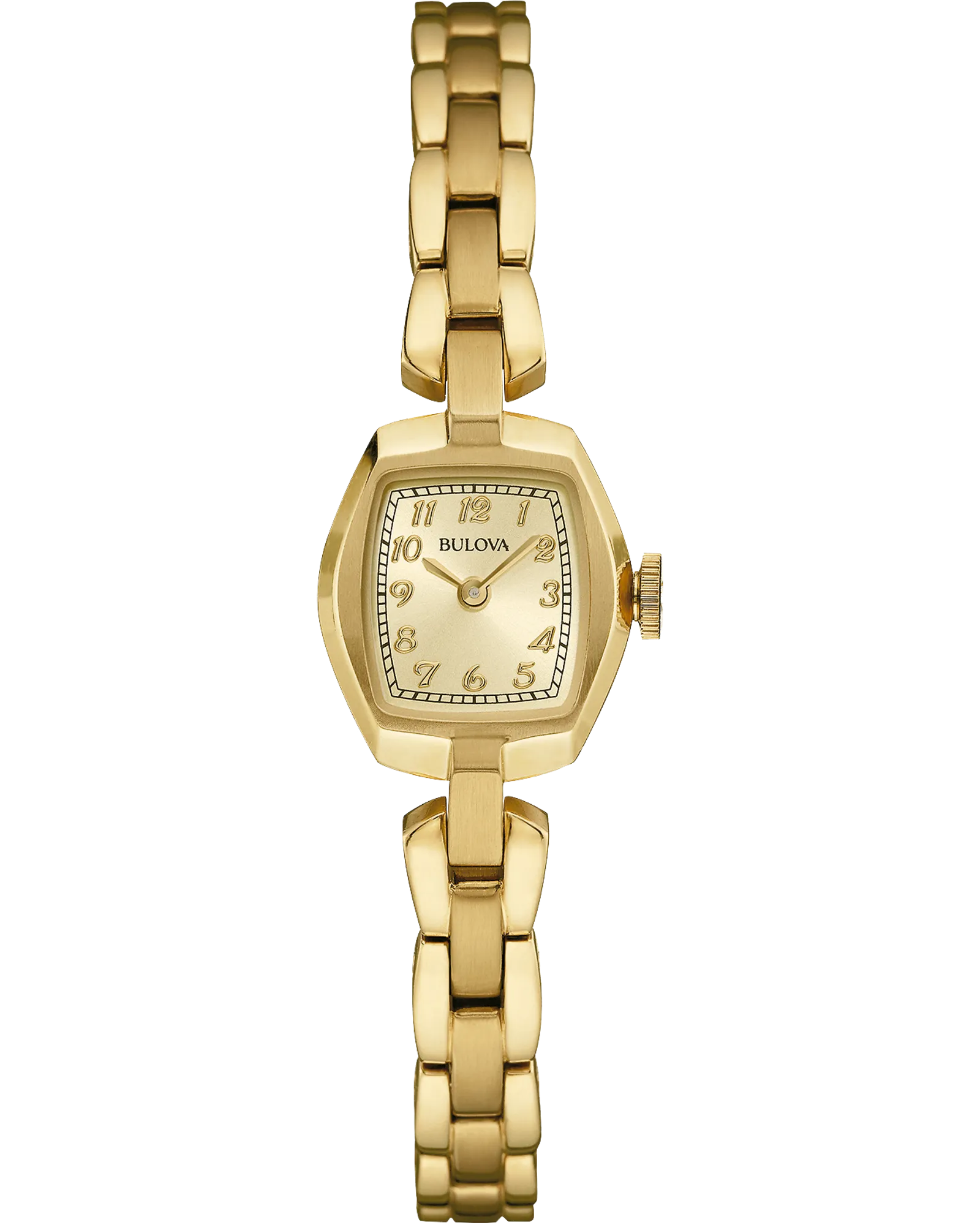 Bulova Women's Gold Bracelet Champagne Dial Classic Watch — Champagne