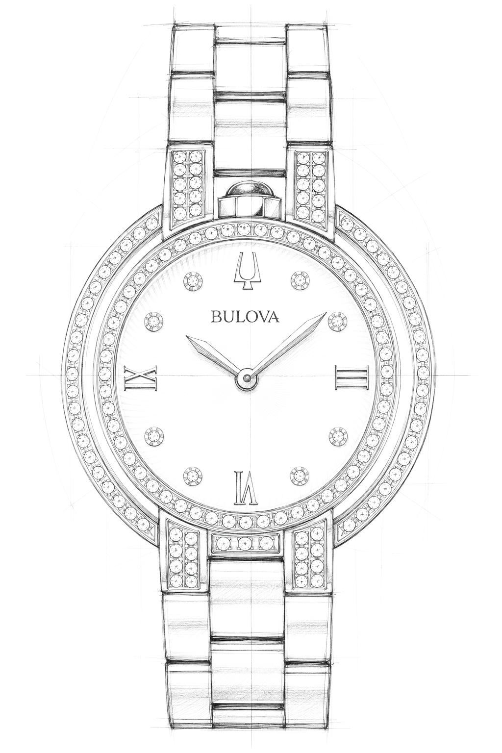 Watch technical diagram