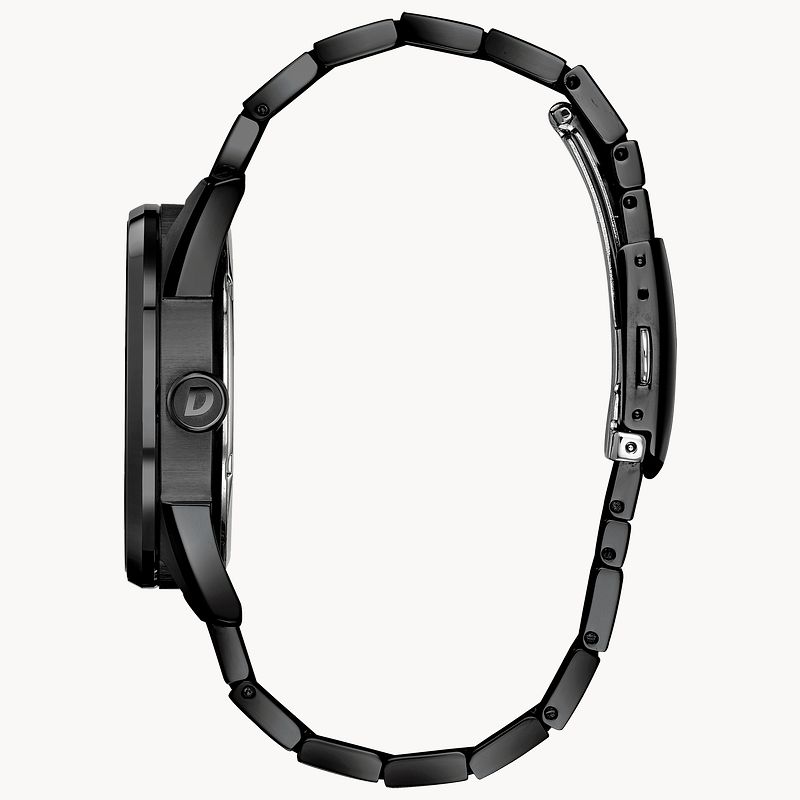 CTO Men s Black BU4025 59E Steel Chronograph Watch CITIZEN