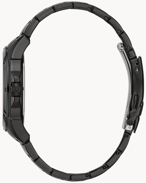 Men s Black Ion 98C121 Quartz Classic Watch Bulova