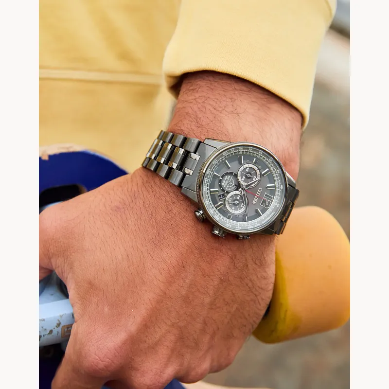 Nighthawk - Men's Eco-Drive CA4377-53H Chronograph Watch Nighthawk - Men's Eco-Drive CA4377-53H Chronograph Watch