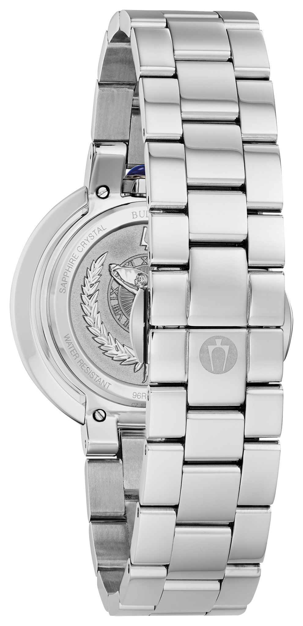 bulova women's diamond and sapphire watch