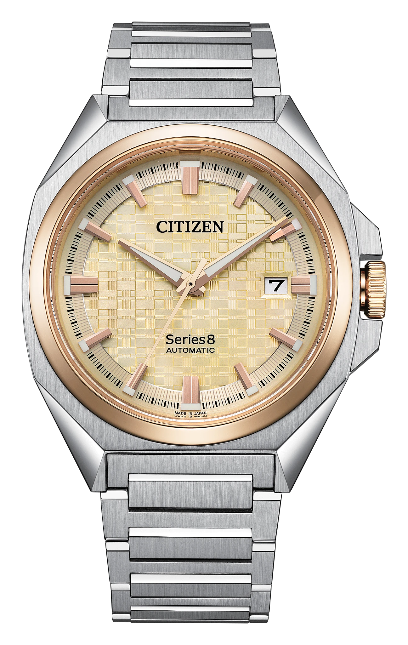 au maison Series8 831 Champagne Dial Stainless Steel Bracelet NB6059-57P
