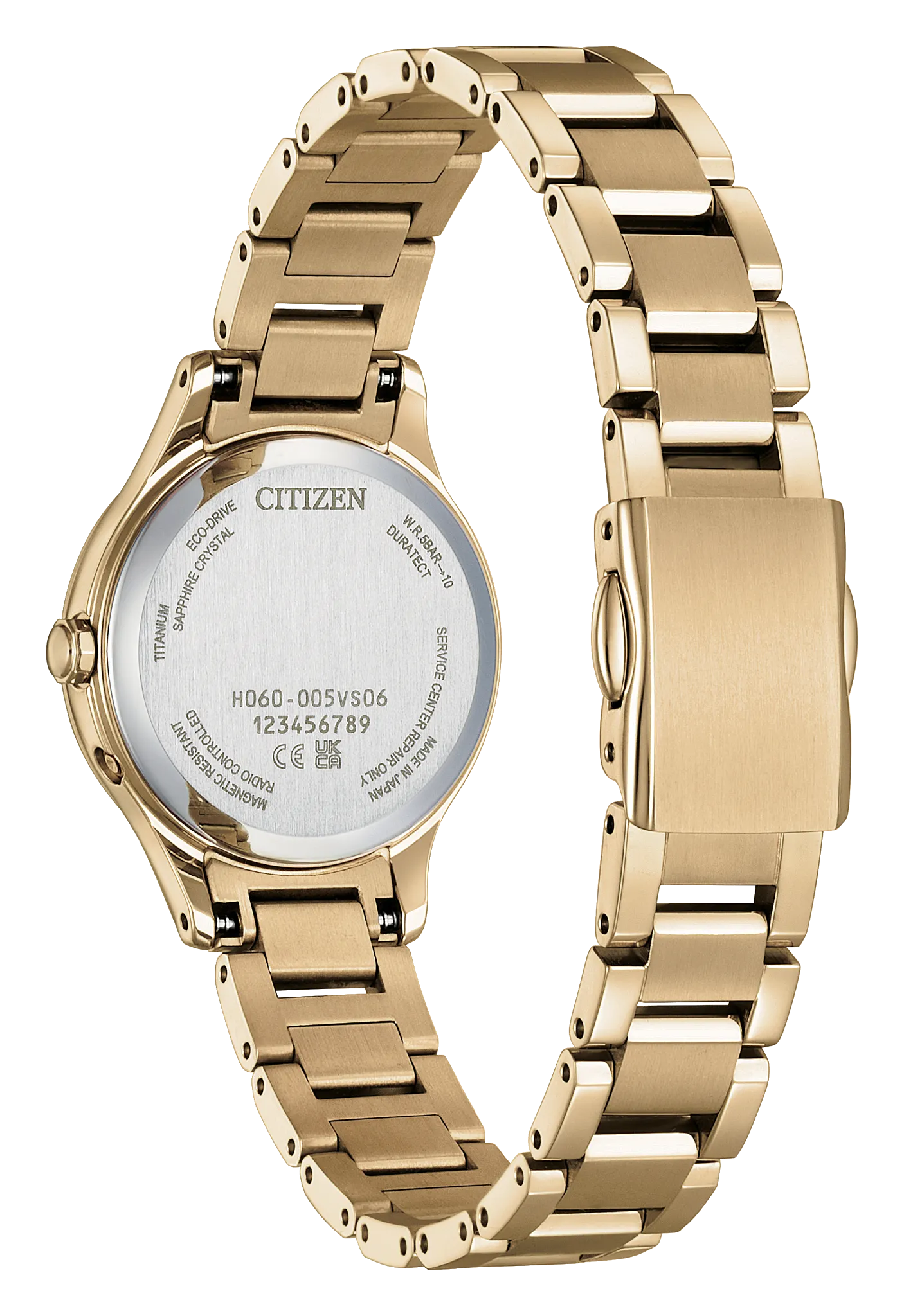 Citizen xC White Dial Super Titanium with Duratect Amber Yellow